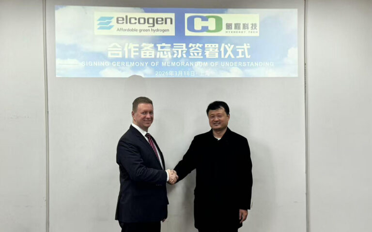 Elcogen and Shanghai HyEnergy advance collaboration on commercial deployment of solid oxide cell technologies in China
